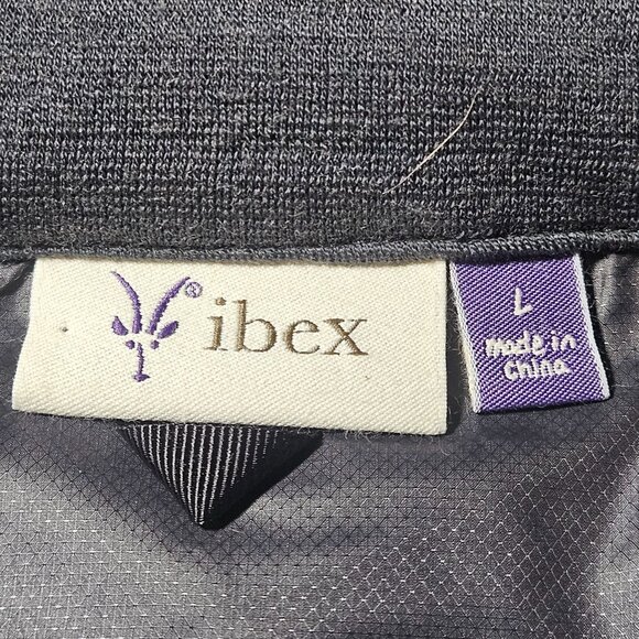 Ibex Men Wool Goose Brown Puffer Vest L Quiet Luxury Gorpcore Utility Layer - Picture 4 of 15